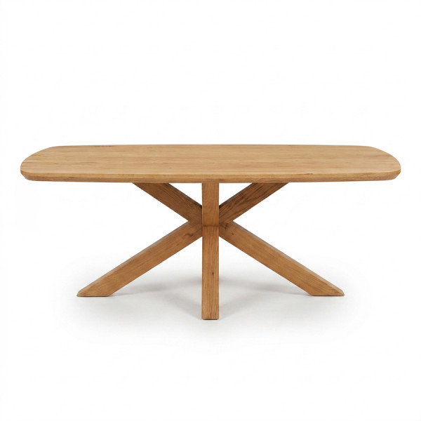 Oscar Wooden Spider Leg Dining Table